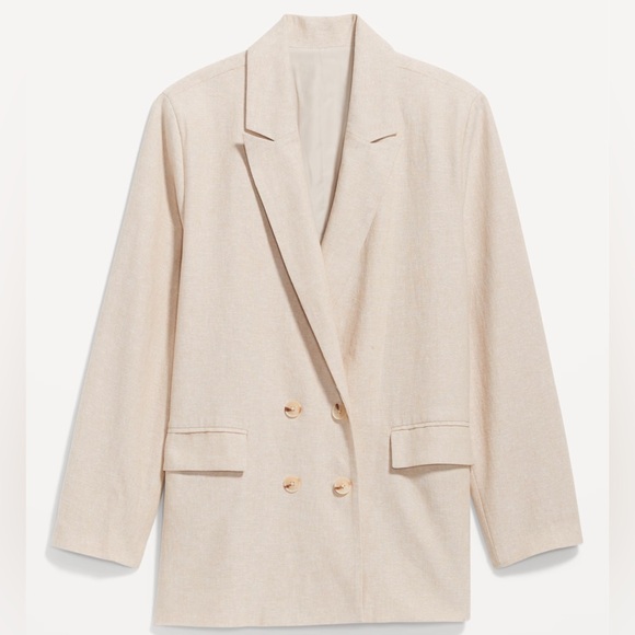 Old Navy Linen Blend Blazer - Picture 3 of 9